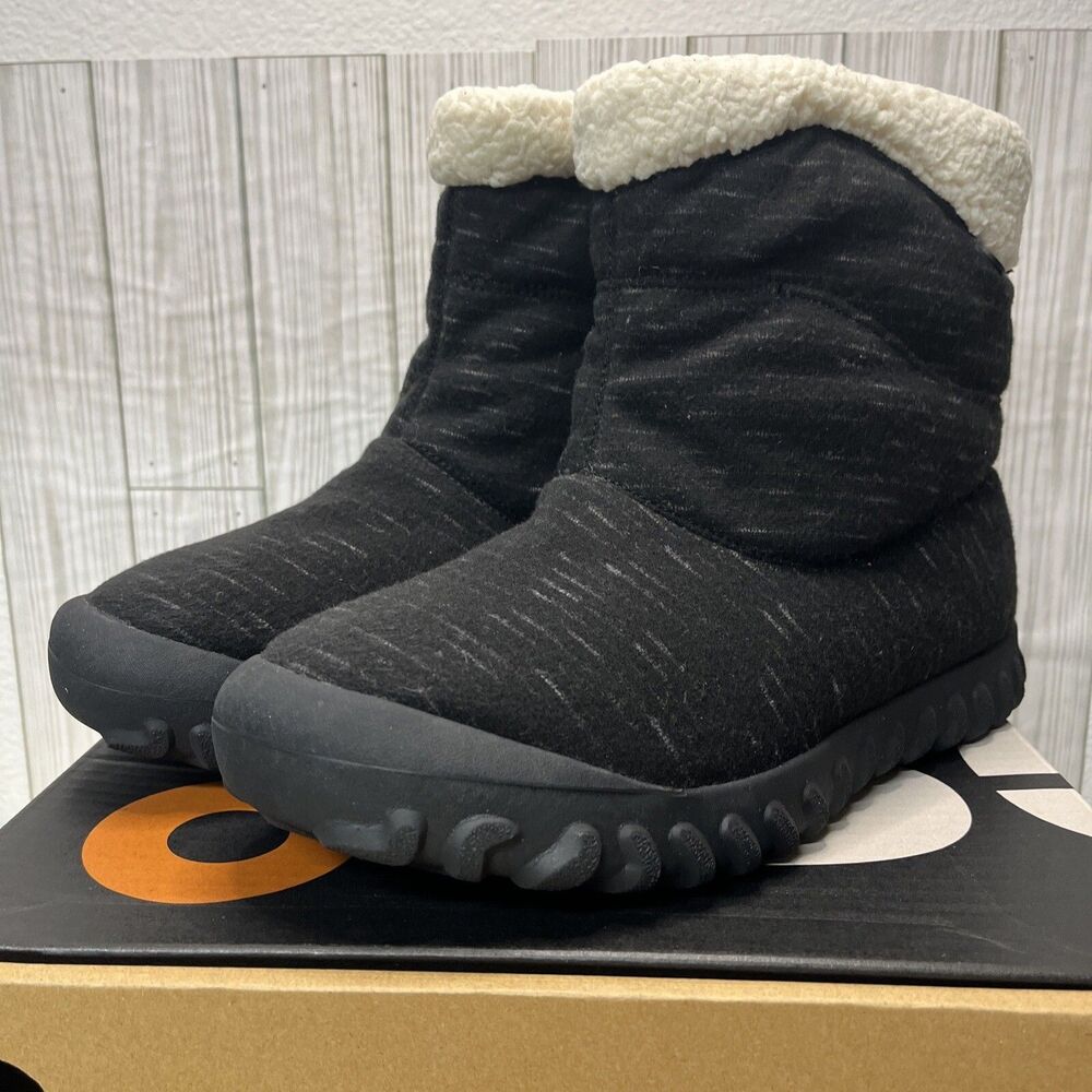 Bogs Outdoor Boots Womens B Moc II Dash Black 73050 Sz 11